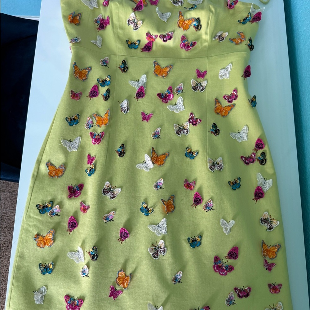 Anthropologie Maeve 3-D Butterfly Dress - Picture 7 of 10